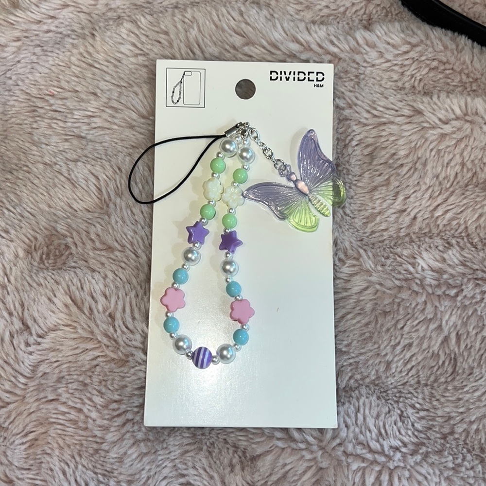 Butterfly phone charm